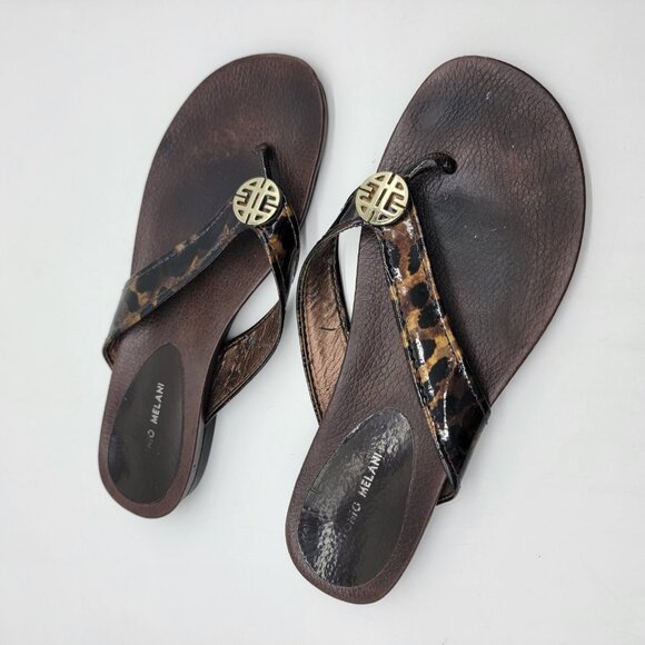 ANTONIO MELANI Shoes - Antonio Melani Sandals Flat Thong‎ Brown Size 9M Shoes